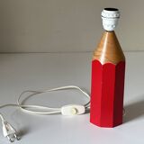 Vintage 80s designer pencil lamp
