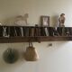 Large antique wall shelf