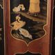 Pair of pedestal columns in chinoiserie style