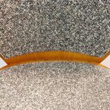 Set of six Scandinavian wooden chairs