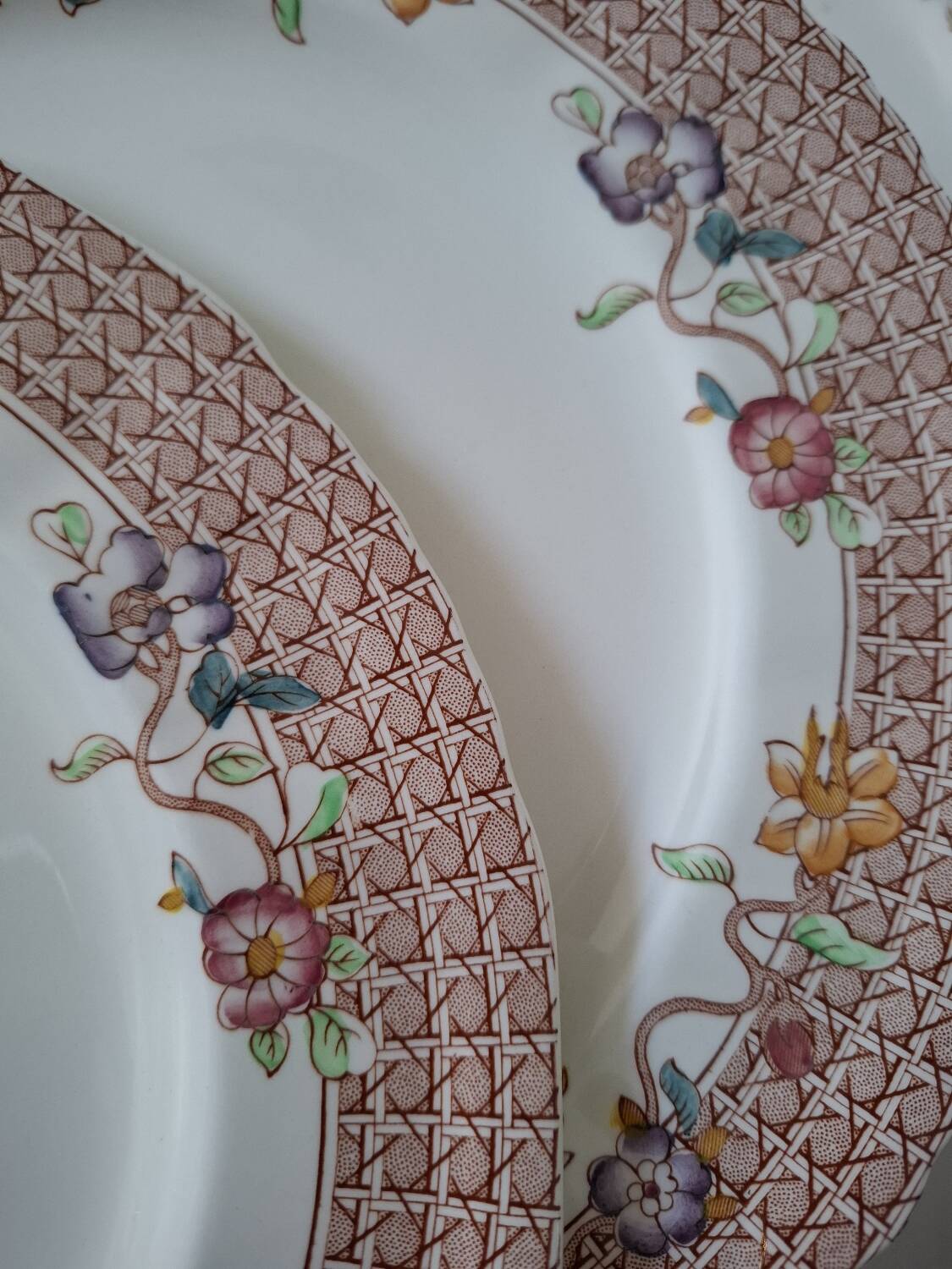 Manson's plates made in England vintage
