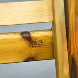 Rainbow Color Yngve Ekstrom Pinewood 3-Seat Dymling Sofa for Swedese 1970s