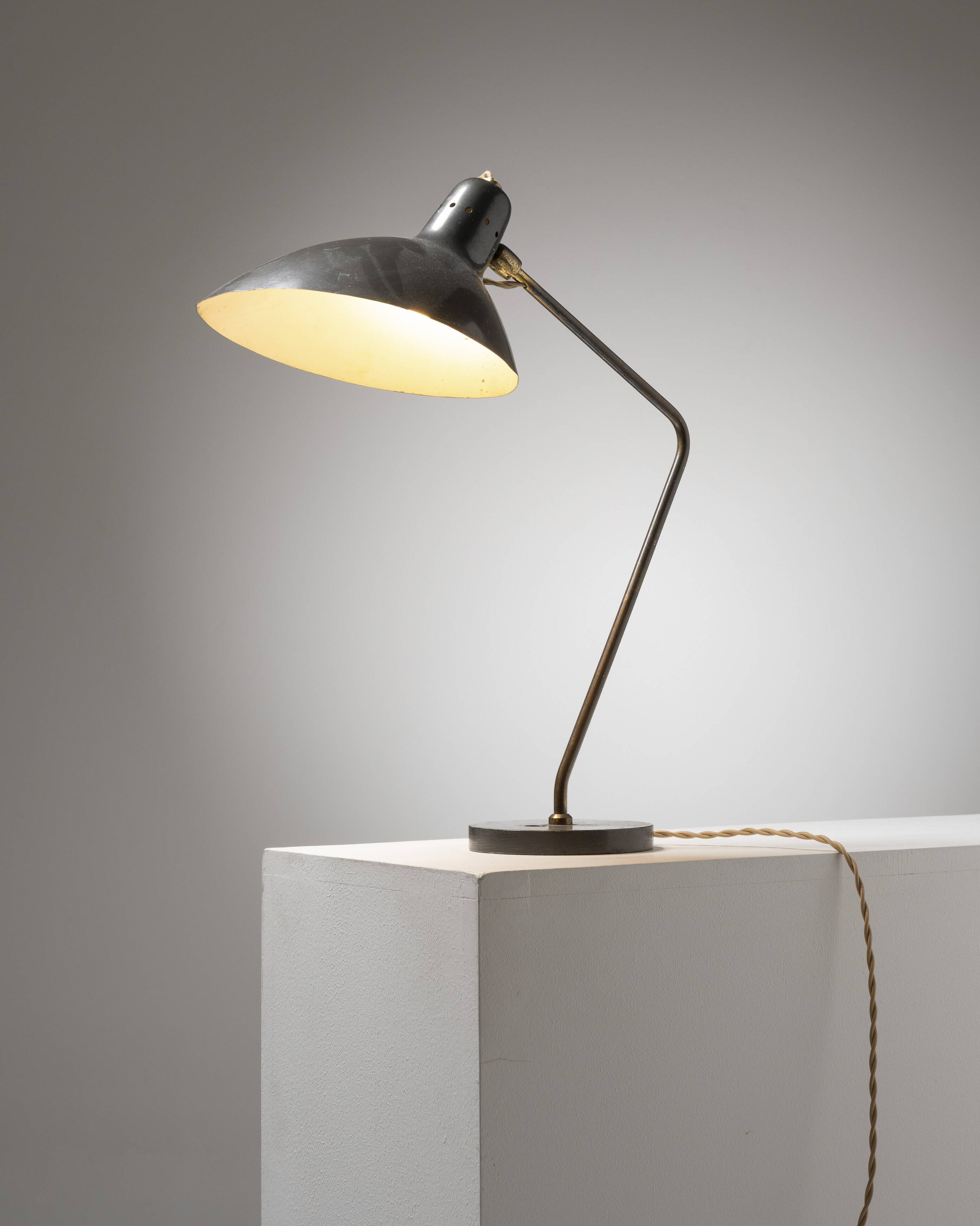Lampe de bureau édition caillat, jean-boris lacroix, 1960s