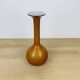 Vintage 70s orange caramel glass vase