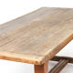 Rustic Farmhouse Brutalist Oak Dining Table