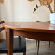 Vintage teak round table NF extendable