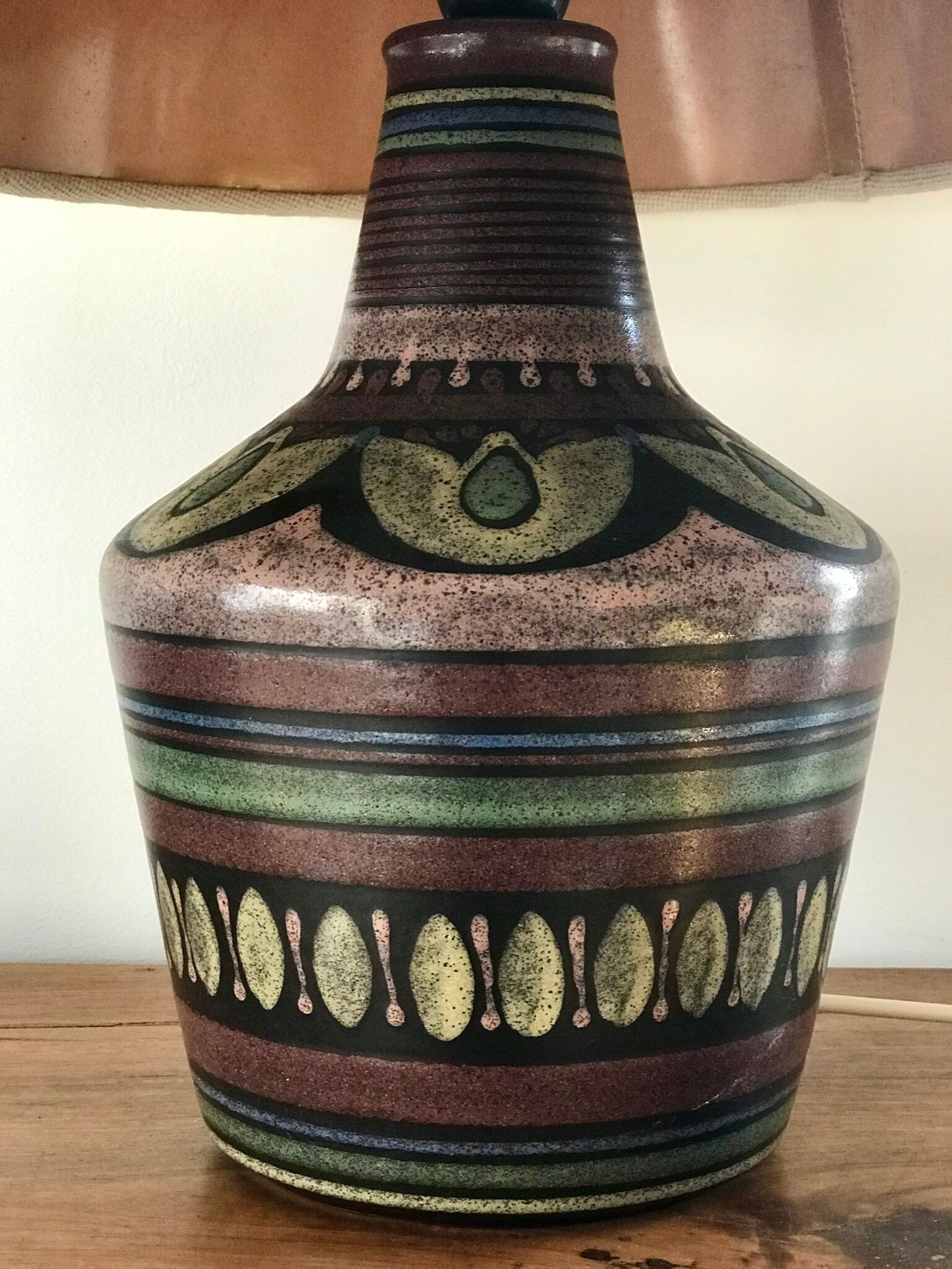 Vintage ceramic lamp base