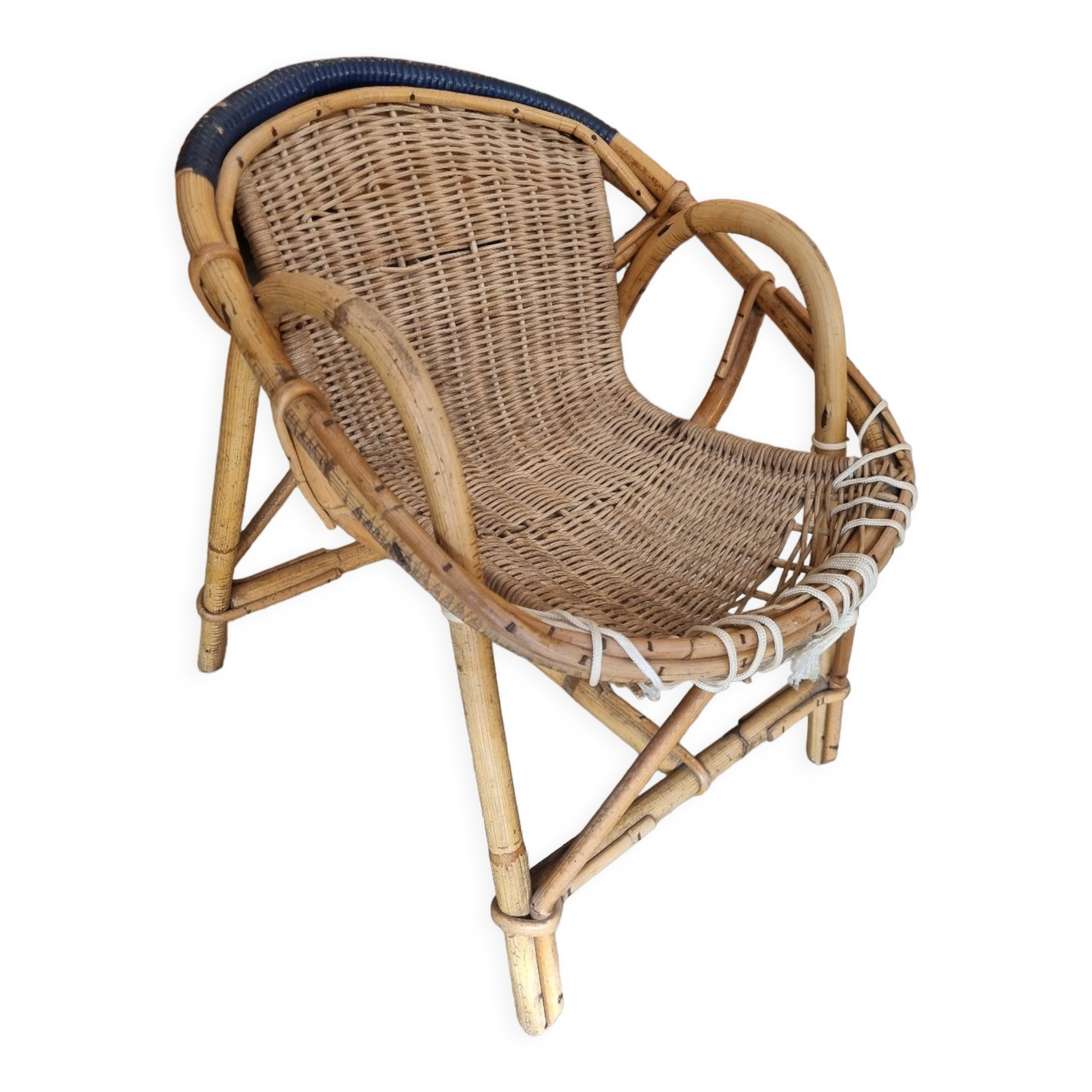 Rattan armchair from 1970