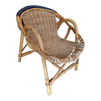 Rattan armchair from 1970