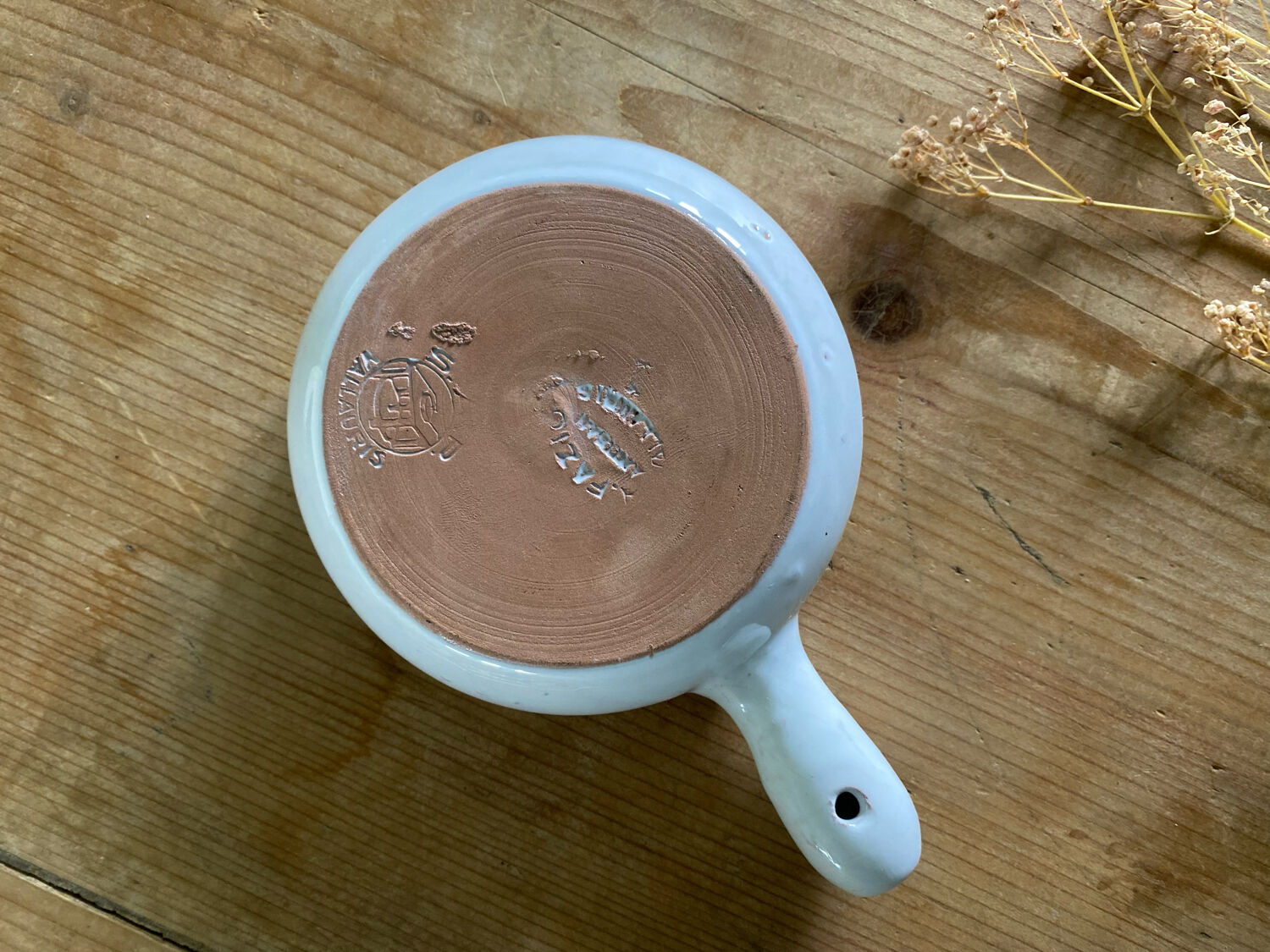 Fazio Vallauris frying pan ashtray