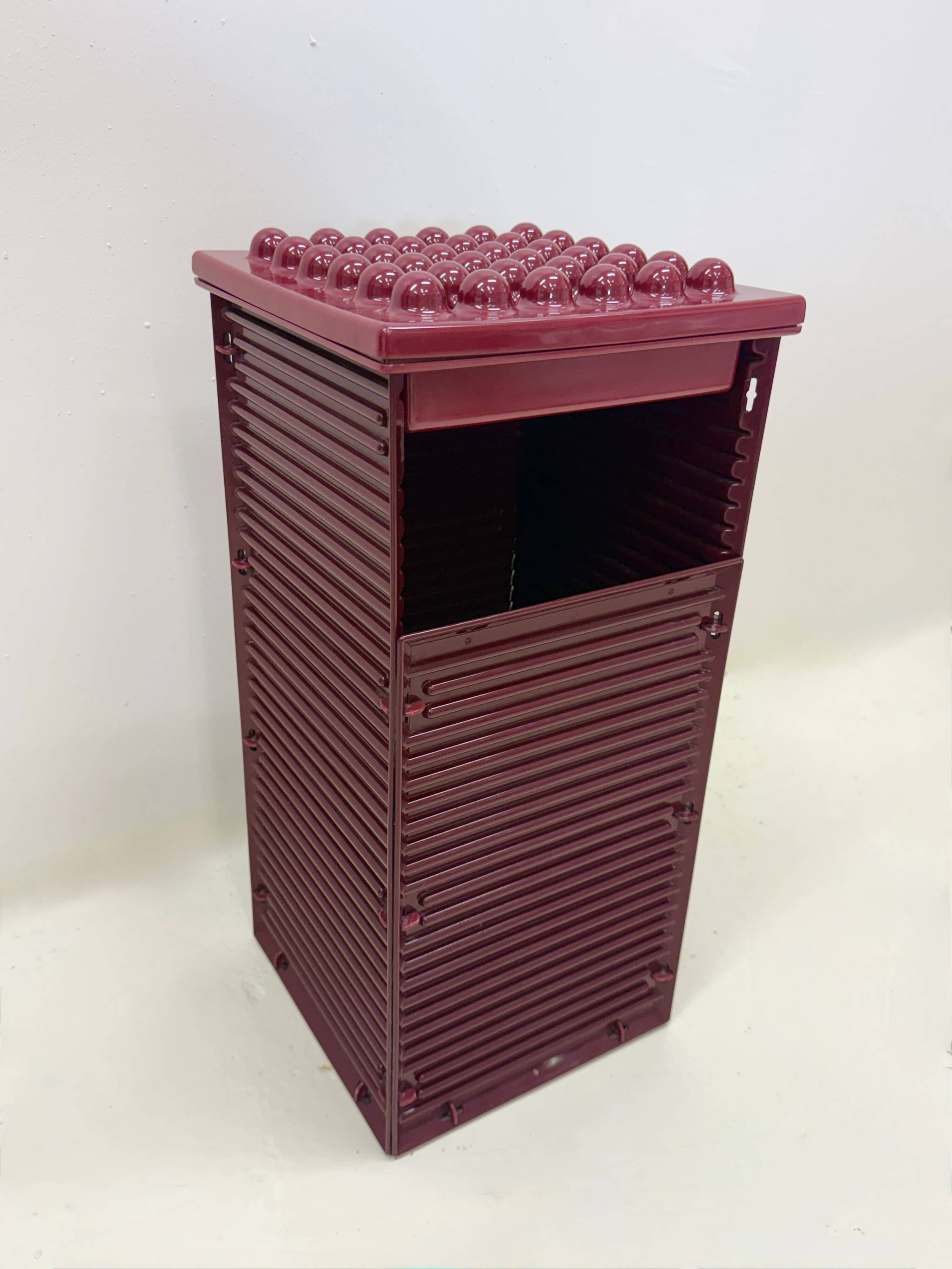 Ashtray bin "Sistema 45" — Ettore Sottsass, Italy, 1970