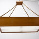 Suspension en bois par Krásná Jizba, années 1950, Tchécoslovaquie