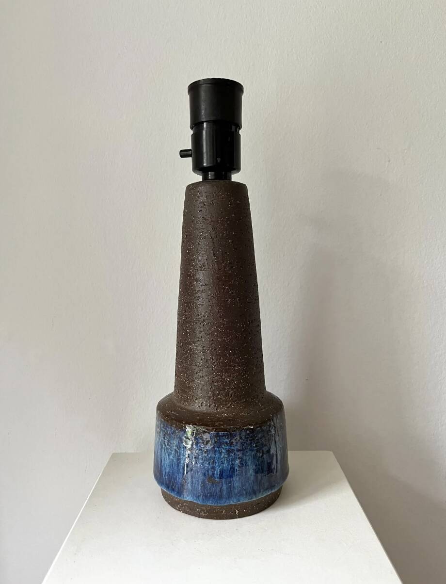MICHAEL ANDERSEN Bornholm, Table lamp stoneware, ceramic, denmark, handmade