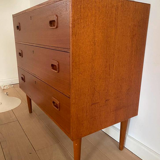 Commode en teck design vintage