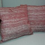 Pair of cushions with Lelièvre Resources fabric