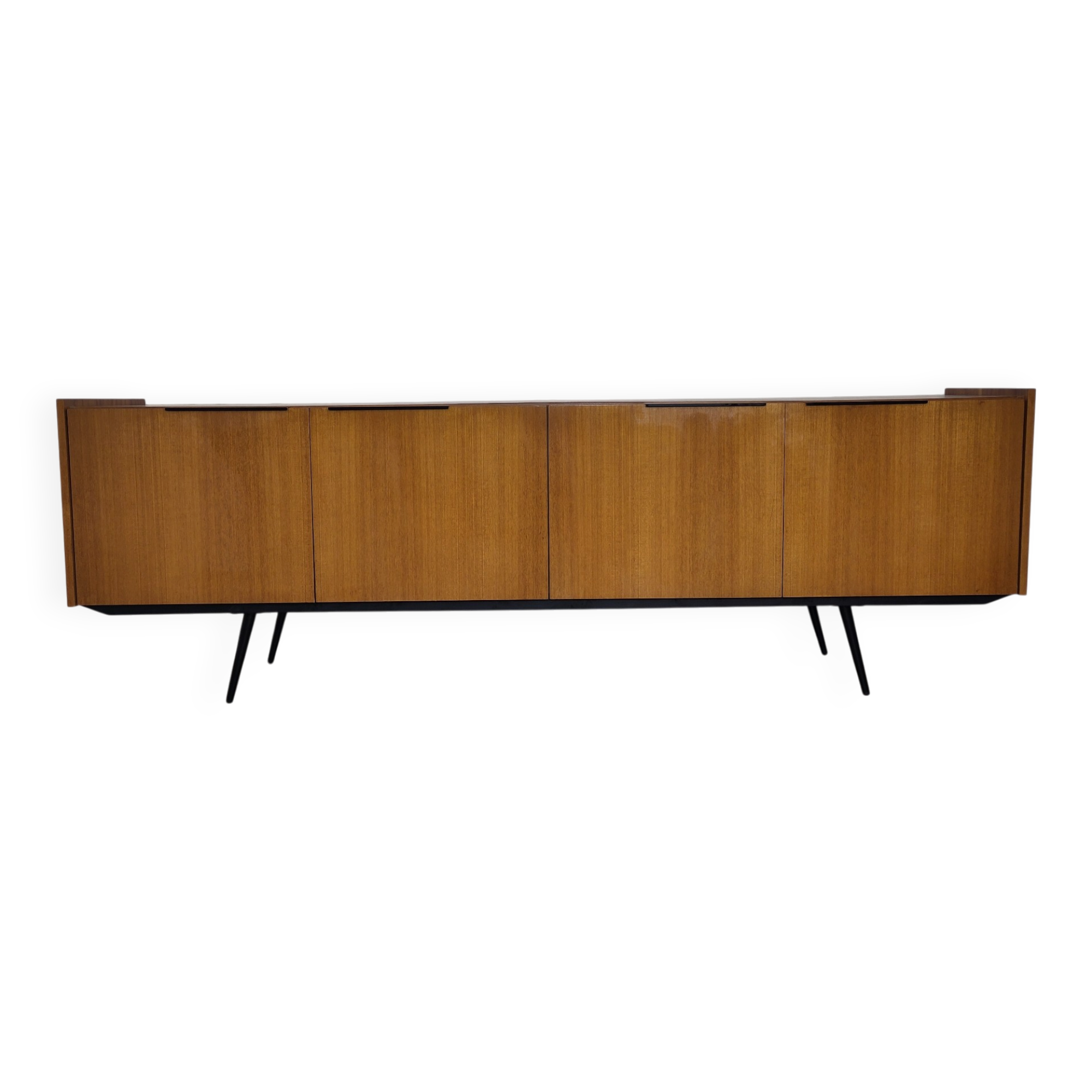 Scandinavian teak and metal sideboard