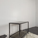 Space Age chrome and smoked glass serving trolley