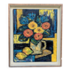 Oil painting on canvas by georges cueille (1927) still life bouquet fl