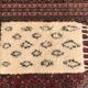 Small and thick beni ouarain berbere carpet