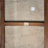 Painting "river and village" by Jacquelin Gaeremynck school of Leers