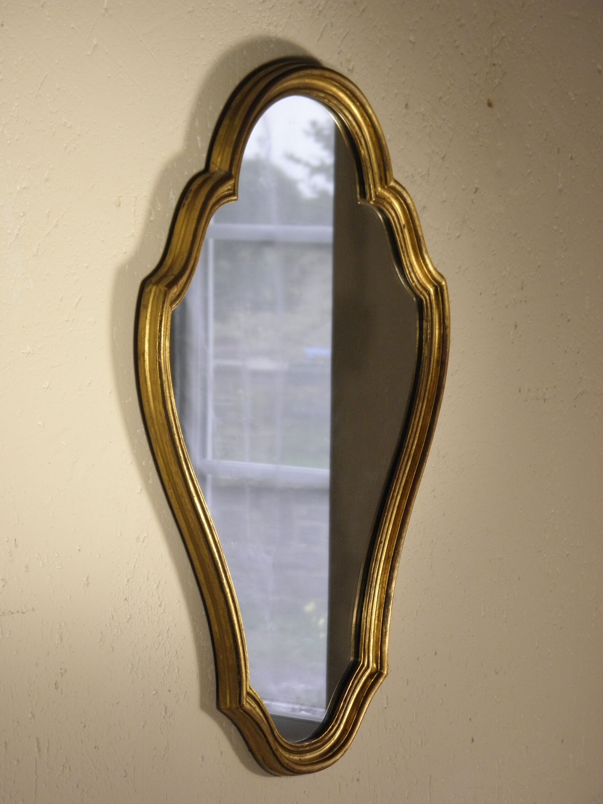 Golden mirror 63 x 43 cm