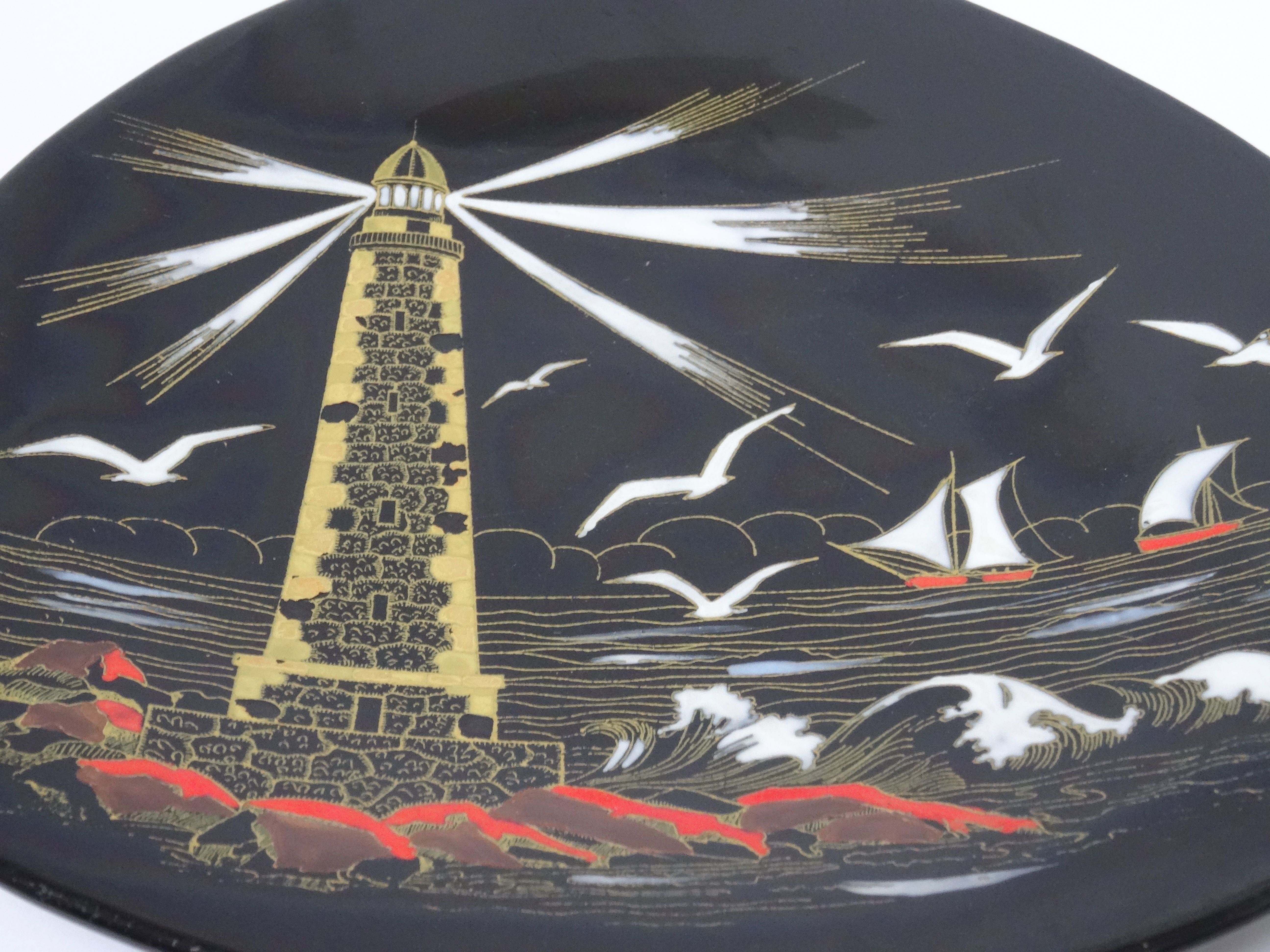 Decorative plate Le Phare Longwy