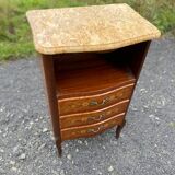 Louis XV style rosewood bedside table