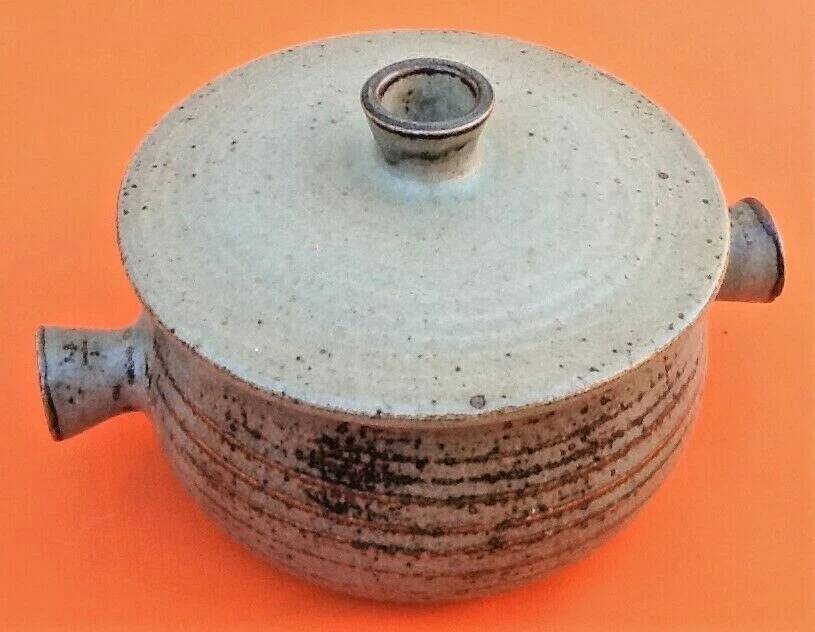 Serving tureen, glazed stoneware, ceramicist Jean Tessier, Atelier Le Cep