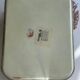 70s tray in fiberglass imitation rattan