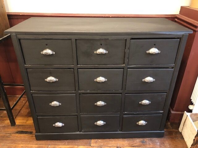 Craft furniture with 12 drawers