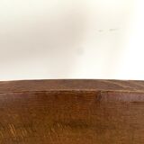 Two folding chairs wood and cannage