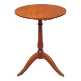 Small circular pedestal table