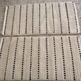 2 bedspreads 63 cm x 123 cm “handmade” wool whore