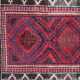 Tapis de Prière Vintage Baluch Fait Main en Laine – 94 x 152 cm