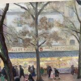 Painting "A Street of Rouen"