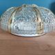 Ceiling lamp wall molded glass bubble smoked metal base dpm 0523091