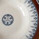Three soup plates in Terre de fer, Sarreguemines, Algiers