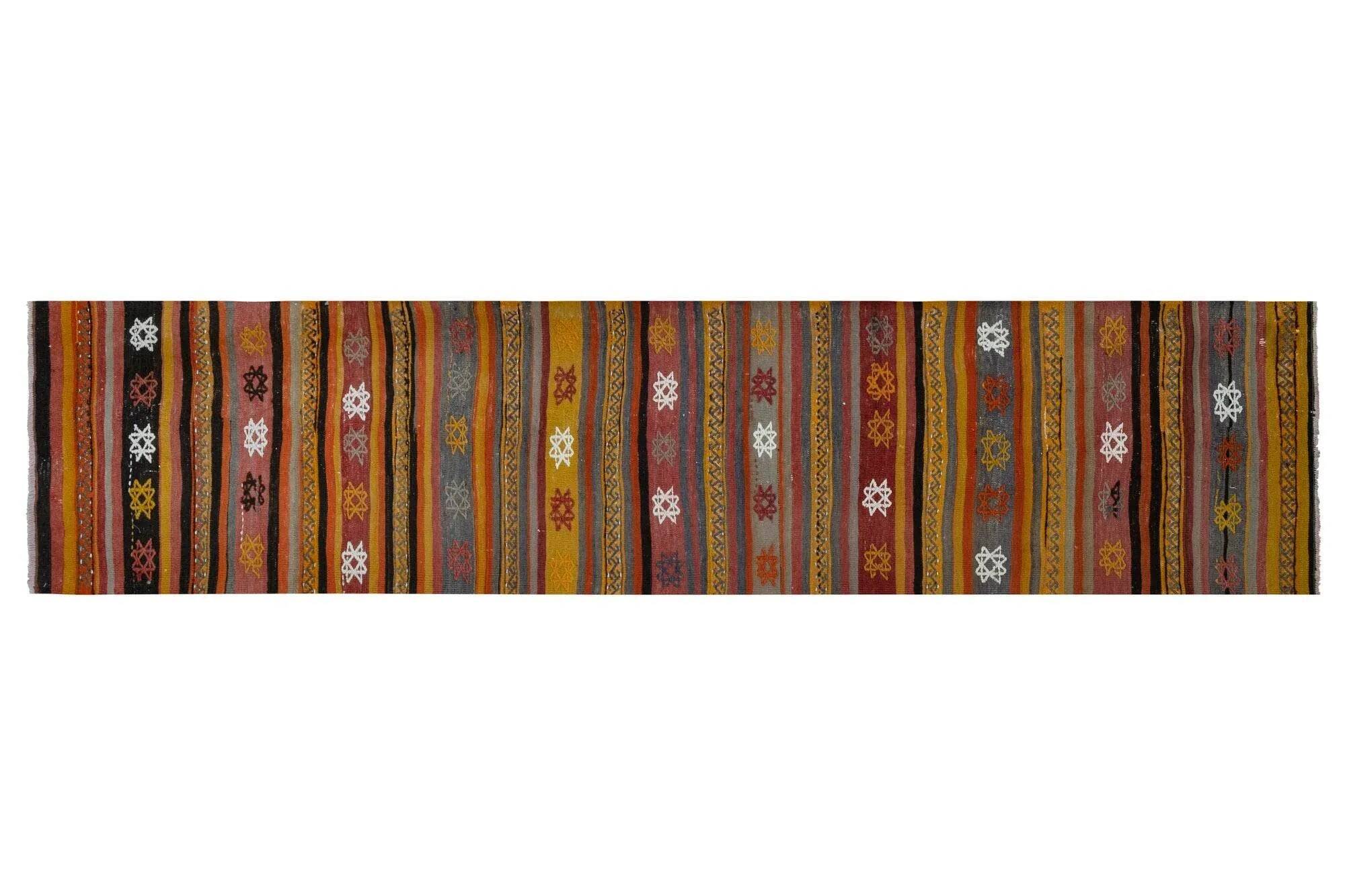 Vintage Turkish hallway rug 70x275 cm