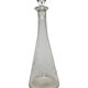 Art Deco crystal carafe, Germany, 1900s