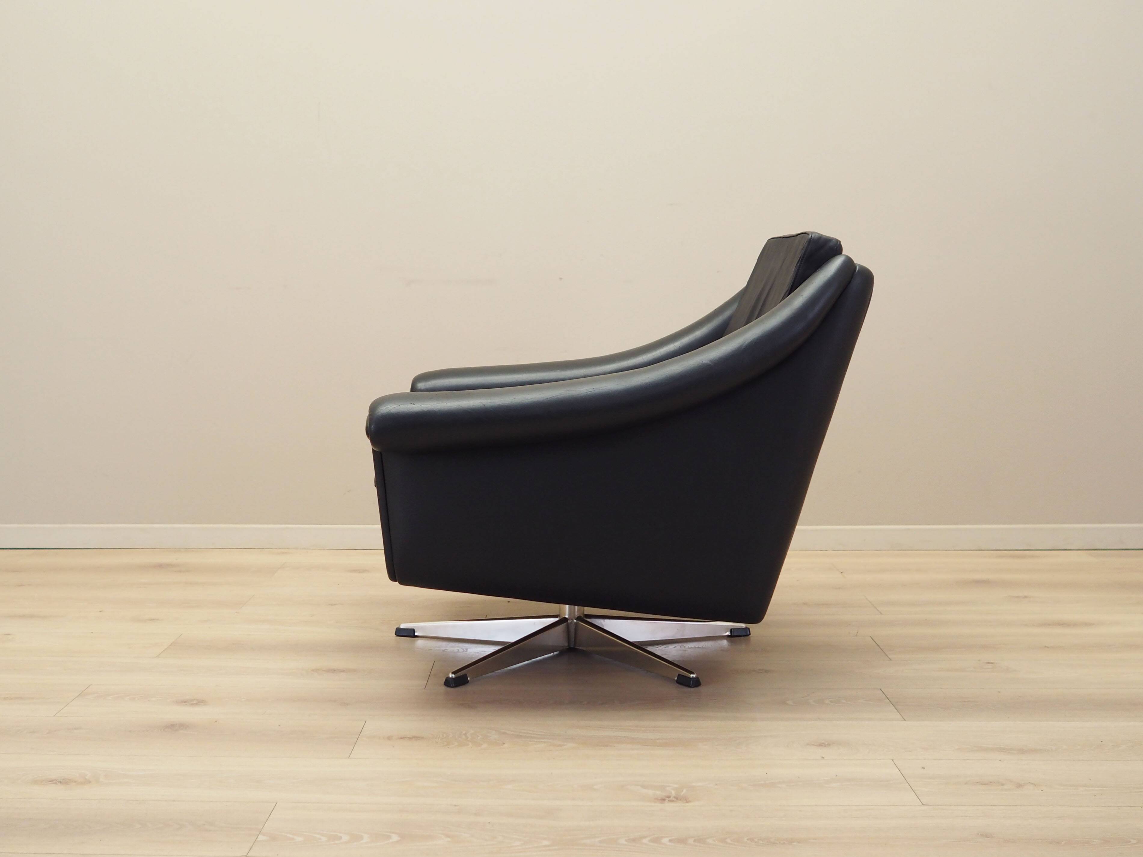 Swivel armchair, Danish design, 1960s, manufacturer: Eran Møbler, designer: