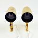 Pair Of Mid Century Scandinavian Brass Wall Lights By H.A. Jakobsson, 1960s