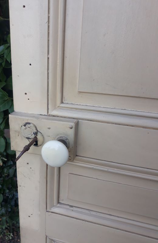 Haussmannian gate 79.8x215cm old