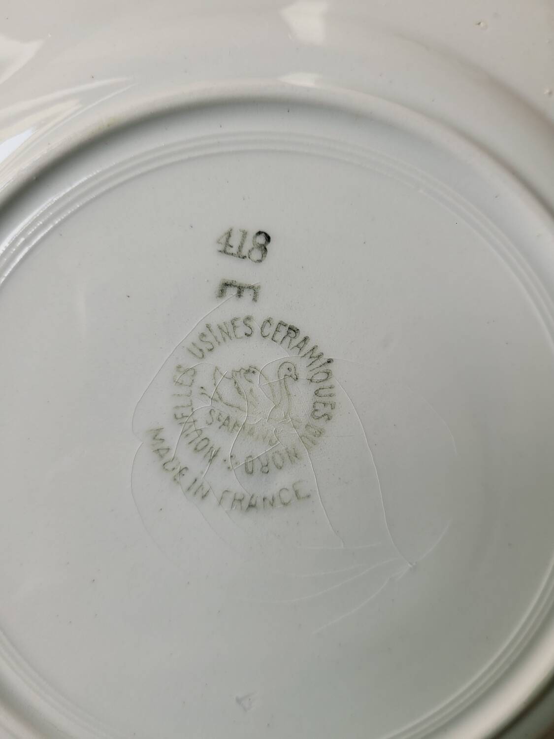 Set of 7 dessert plates n°418 Ceranord