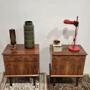 70s Walnut Nightstand