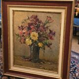 Oil on panel Bouquet