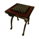 Guéridon avec jeu d'échecs