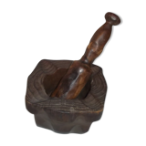 Mortar wooden pestle