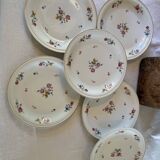 Flat porcelain plates France