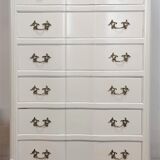 Louis xv-style cream white rag maker