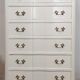 Louis xv-style cream white rag maker
